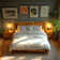 Gonsoulin Solid Wood Bed Frame with Adjustable Headboard/Handcrafted Pattern Platform Bed