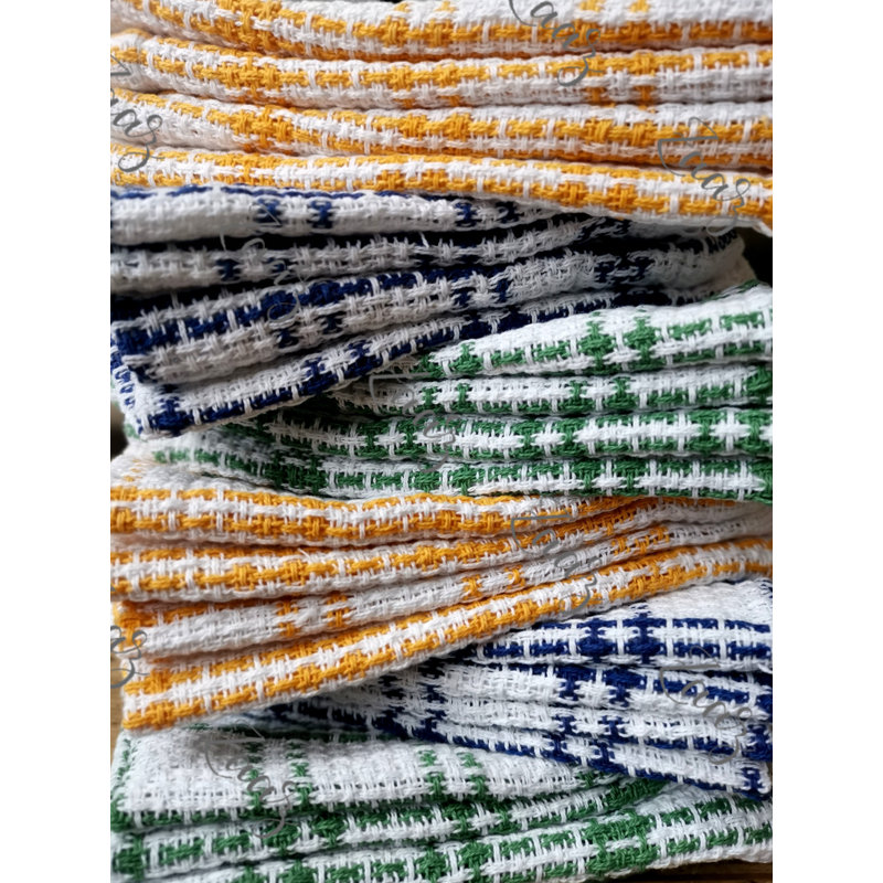 Cotton Jacquard Dish Cloth Kitchen Towel, Green