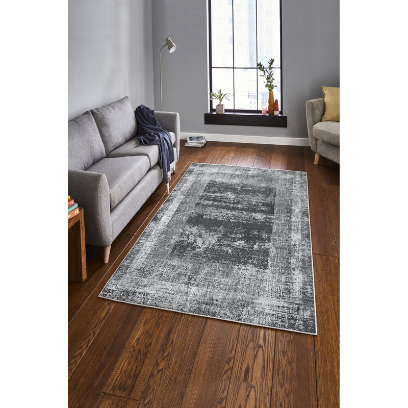 Eco-Friendly Area Rug (2 ft x 3.3 ft), 100% Polyester, 650 g/m² | Antibacterial & Non-Slip PVC Dot Underside, Pile Height: 0.2 inches | Machine Washable, Digital Print Design, Perfect for Living Room & Bedroom Decor