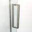 Cabine de douche semi-rectangulaire en nickel brossé, 34 1/8 po x 72 po - Porte de salle de bain à la mode 72 po, perfectionnement fonctionnel