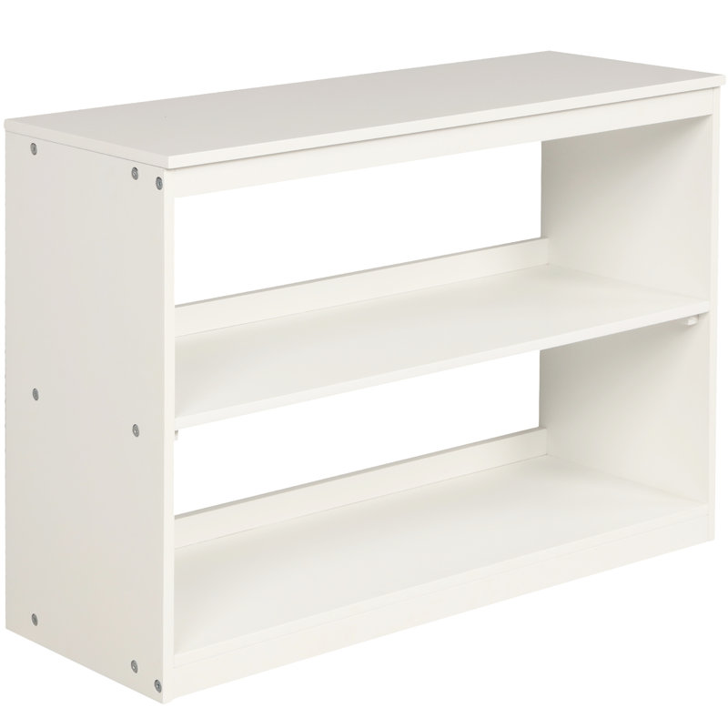 Lit mezzanine bas simple avec armoire et bureau mobile - blanc, structure d'étude et stable, Blanc