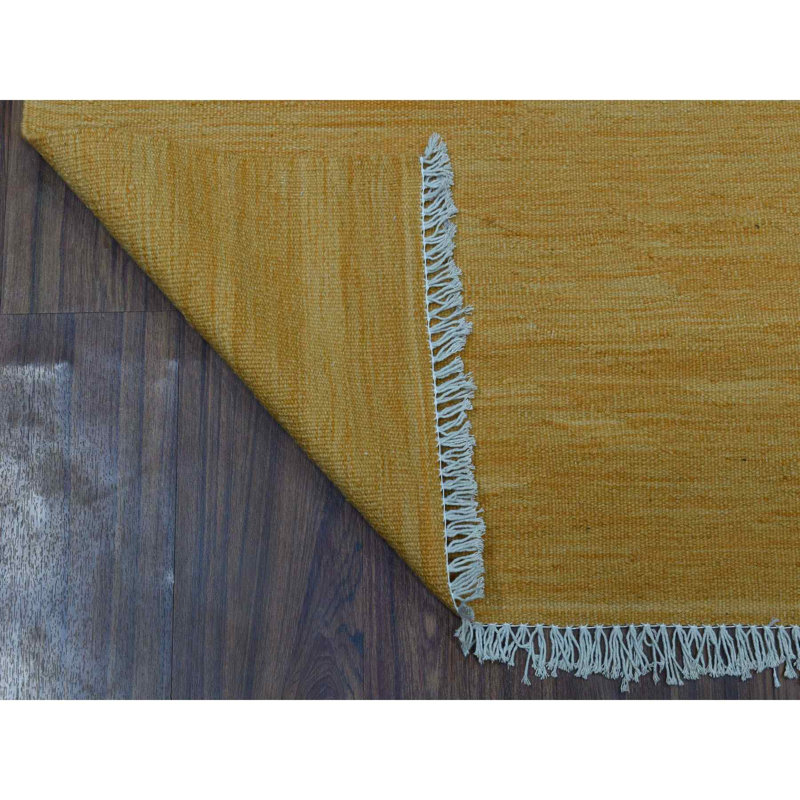 Tapis de zone en laine noué la 2 pi 8 po x 3 pi 8 po one-of-kind Gunyidi