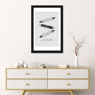 «Just Roll with it», impression sur toile