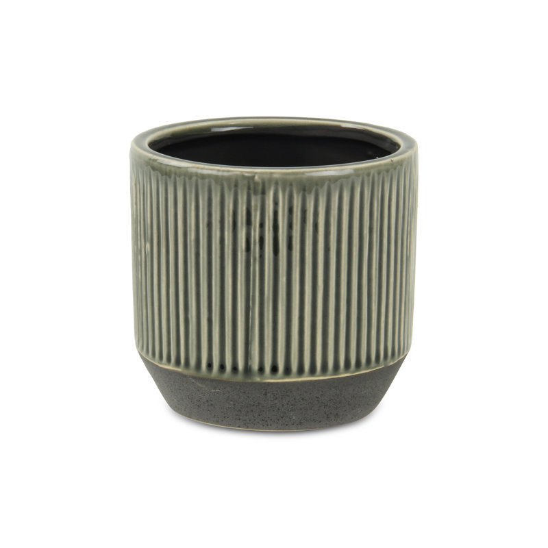 Jatin Handmade Pot Planter, 5.25" H x 5.5" W x 5.5" D