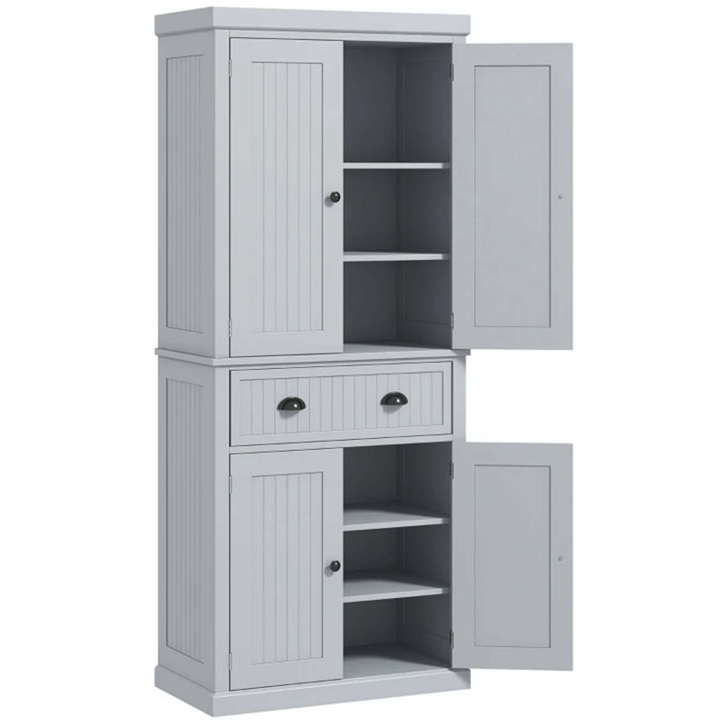 Armoire de rangement élégante avec tablettes réglables