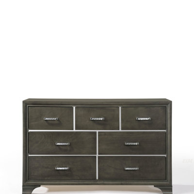 Commode Carine II à finition grise (Commode)