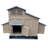 18.7 Square Feet Chicken Coop with Nesting Box
