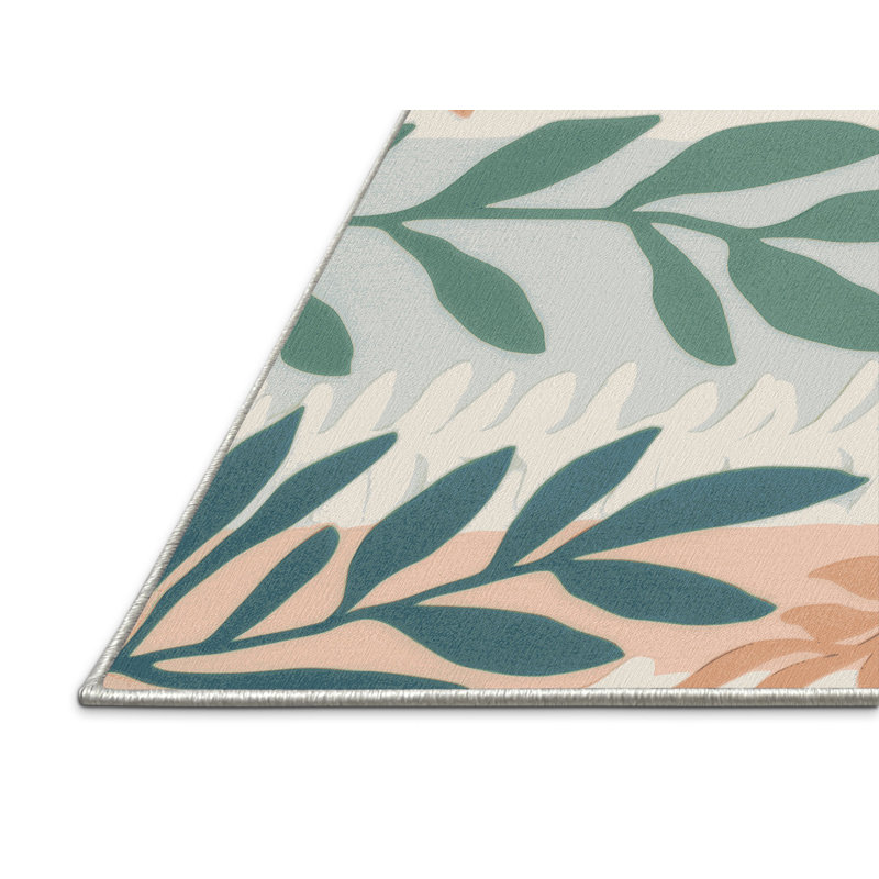 Rustling Leaves Rug, Round 4'
