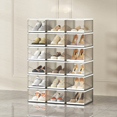 Boîte de rangement pliable pour chaussures