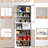 72-Inch, Metal Cabinet, Kitchen, White, Adjustable Shelves, Stainless Steel Frame, Freestanding, Use, Magnetic , Scratch- Features