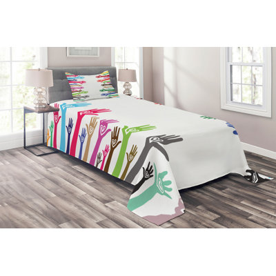 Modern & Contemporary Polyester Coverlet