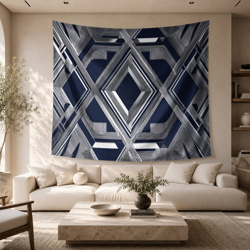 Tapisserie murale Op Art 77, 68 po x 80 po