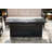 Outdoor Gas Propane Fire Pits Table, Aluminum,50000BTU Firepit Fireplace Dinning Table With Lid, Fire Glass,Retangular,ETL Certification, For Garden Backyard Deck Patio-1536091465