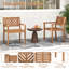 Ensemble de 2 chaises de patio pour l'extérieur, avec une capacité de 400 lb-377869067