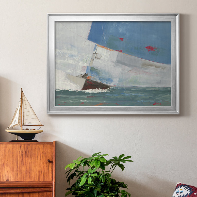 Reproduction de photo de bébé sur toile, Toile encadrée argentée, H 22,5 po x l 30,5 po x P 1,5 po