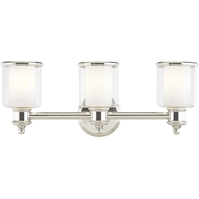 Middlebush 3 - Light Vanity Light, Polished Chrome