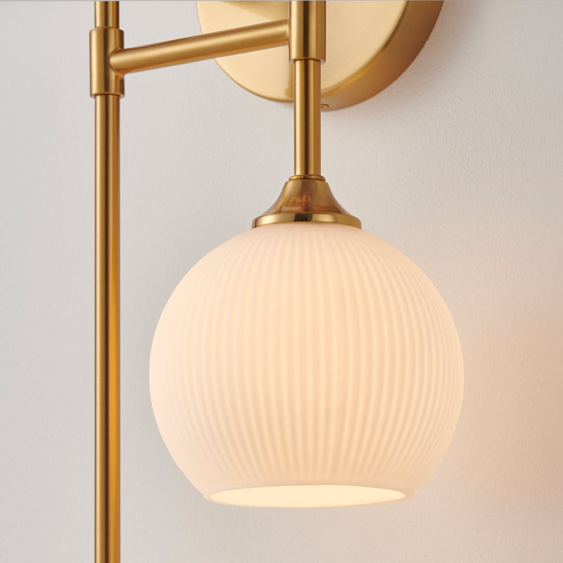 Lucais 4-Light Dimmable Large Armed Sconce