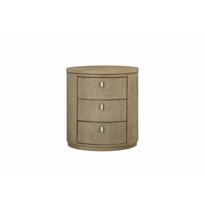 Oval Nightstand - Toffee