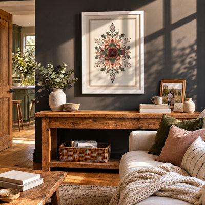 Mandala Botanical - Framed Print
