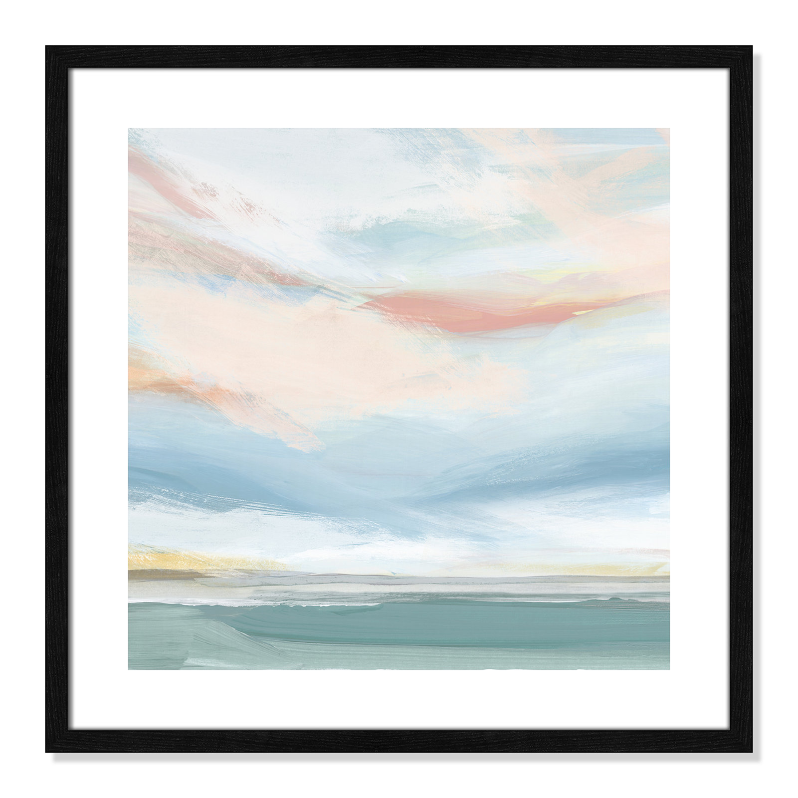 Sweetness I by Isabelle Z -  Print, 24.75" H x 24.75" W x 0.75" D, Black Wood Framed Paper
