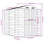 Brenyn Garden Shed 191x215x198 cm Galvanised Steel-1536639240