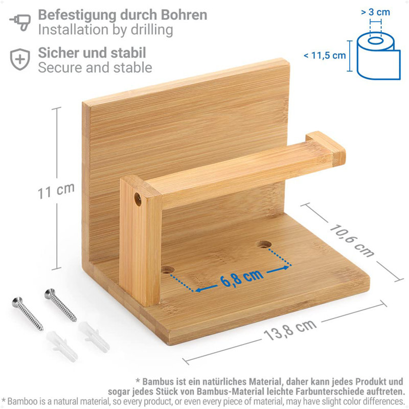 Serra Wall Mounted Toilet Paper Holder