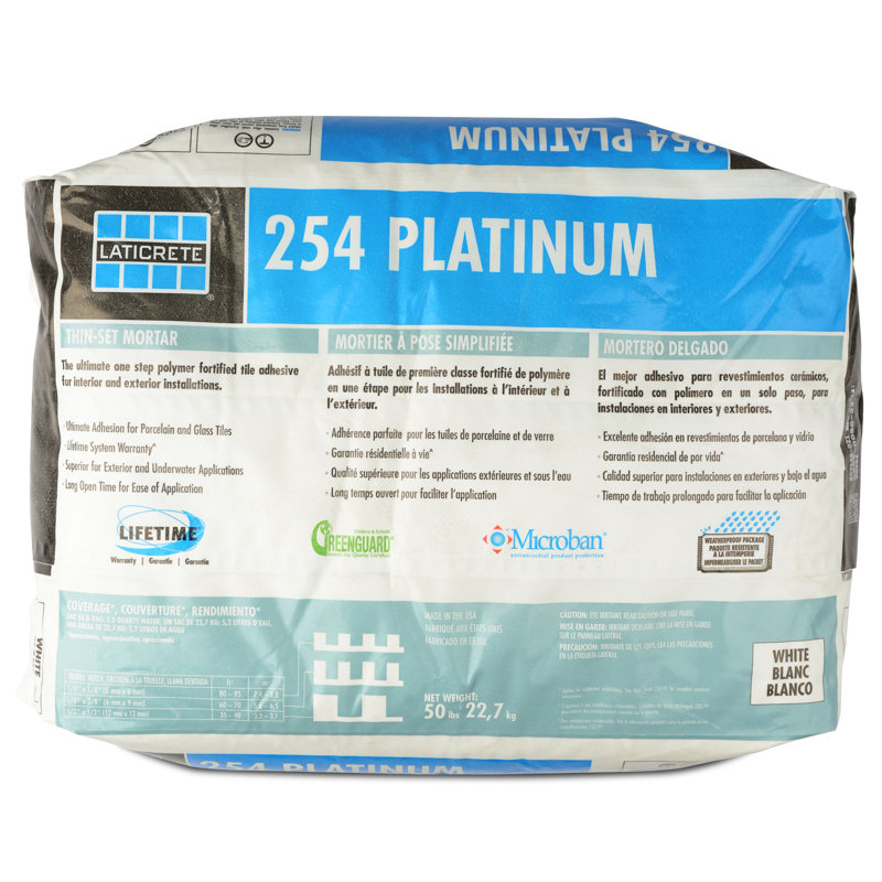 Platinum Multipurpose Mortar, White