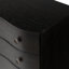 Table de chevet en bois massif à 3 tiroirs Tariel-93536214