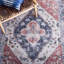Tapis de couleur rouille / bleu marine Ziebarth 172 M / W S / R-992106425