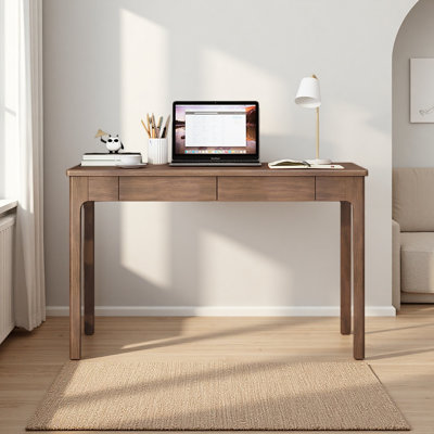 Modern Farmhouse Solid Wood Two-Drawer Writing Des