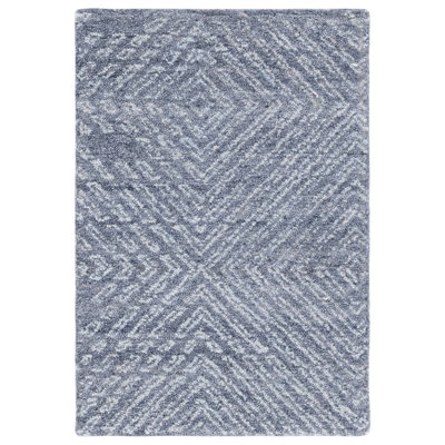 Abstract Hand Tufted Performance Geometric Rug