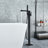 Campia Floor Tub Filler with Diverter-81987402