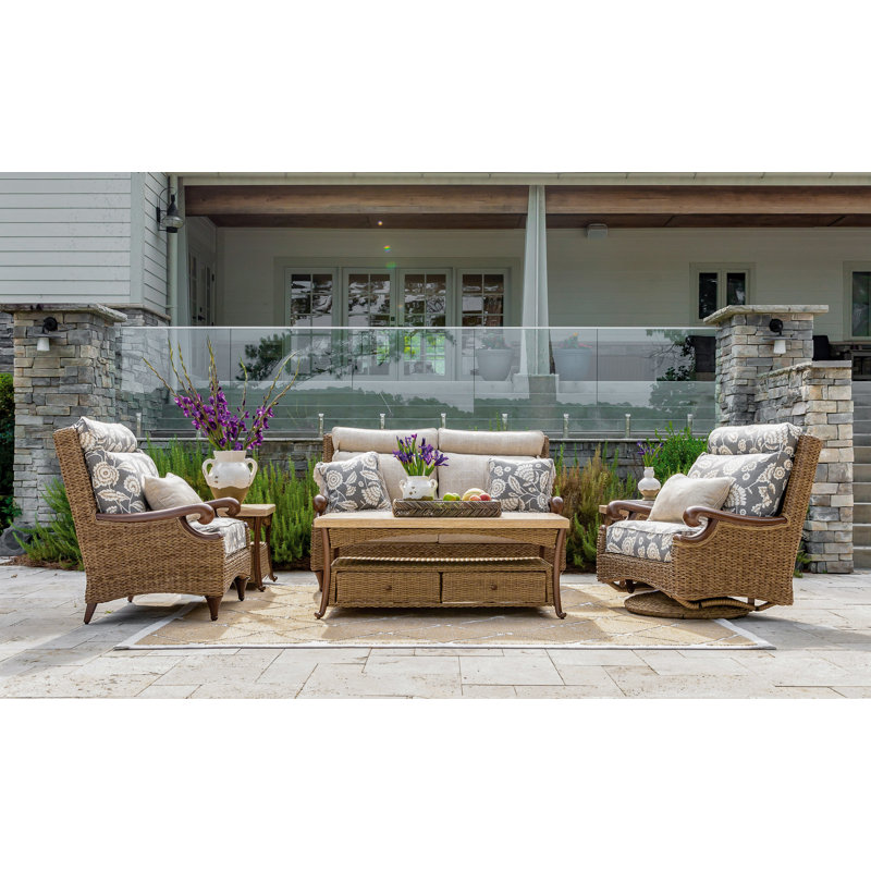 Brookside Outdoor Glider, Nurture Pebble