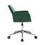 Chaise de bureau en velours Kai-1909343711