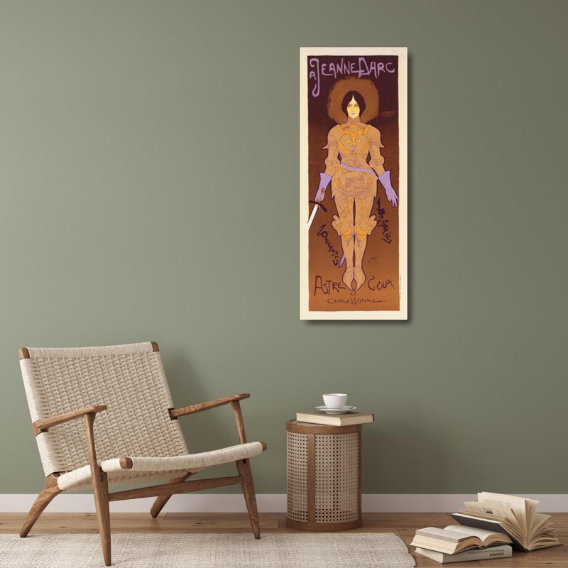 "To Joan of Arc" par Georges De Feure - Toile tendue avec châssis, H 40 po x l 28 po