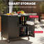 Feasto Outdoor Kitchen Series 304 Stainless Steel Freestanding Kitchen Grill Cart with Cabinet