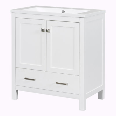 Ensemble de meuble-lavabo simple 30 po avec plateau Corabeth