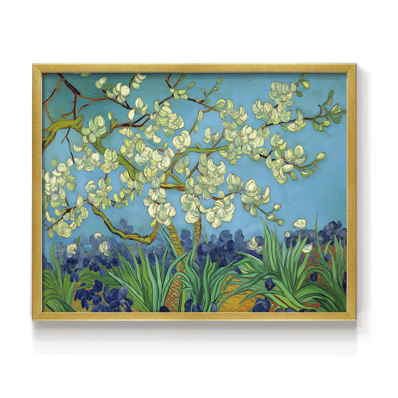 Série florale - XLV III - Reproduction encadrée - réarmable