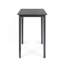 Table de bar d'extérieur carrée en bois d'acacia minimaliste - Gris foncé-1499300667