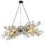Lustre moderne 51,2 po en forme de branche d'arbre pour salle à manger - finition noir mat-1485773913