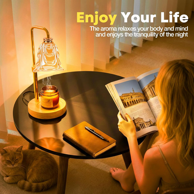 Candlelight Heating Lamp With Timer And Dimmer