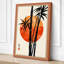 Bamboo Under Moon Japandi - Wrapped Canvas-430804400-430804408