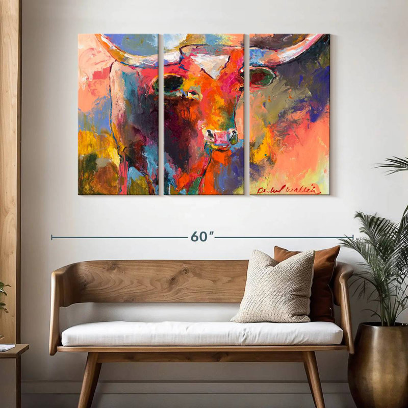 Brampt Steer, 32" H x 50" W