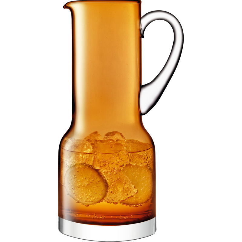 Utility Glass Pitcher, Amber