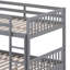Full Over Full Rubber Wood Bunk Bed With Trundle, Convertible To 2 Full Size Beds, With Twin Size Trundle-106342055
