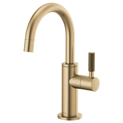 Litze® Beverage Faucet with Arc Spout and Knurled Handle