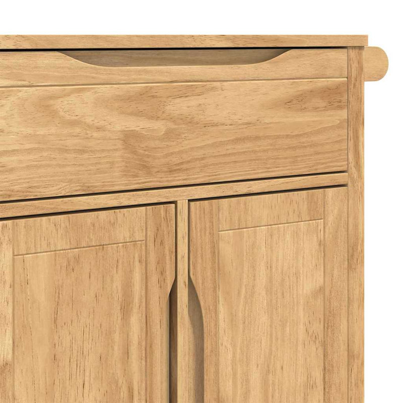Kitchen Island, Wax Brown