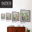 «Fantastic Florals Squirrel», reproduction encadrée - bois massif-1589911469-1589911468