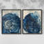 Série ABSTRACT CLXVI - reproduction encadrée de qualité supérieure - prête à être accrochée - aucun clou requis - aucun clou requis-565425070-565425071