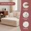2 Seater Corduroy Sofa-553078044